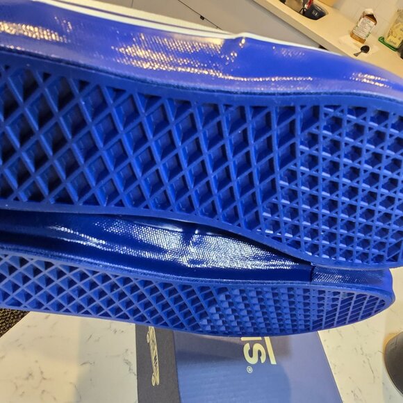 Vans Premium Authentic 44 White Blue DUCK CANVAS Mens Size 10 VN000EBNZ5D NEW - Picture 8 of 9